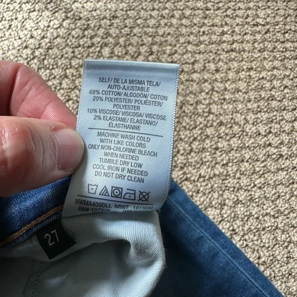 A45- Hudson Natalie Super Skinny Jeans sz 27 - Picture 4 of 9